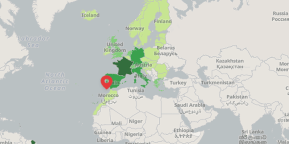 Emma Laurent's travel map